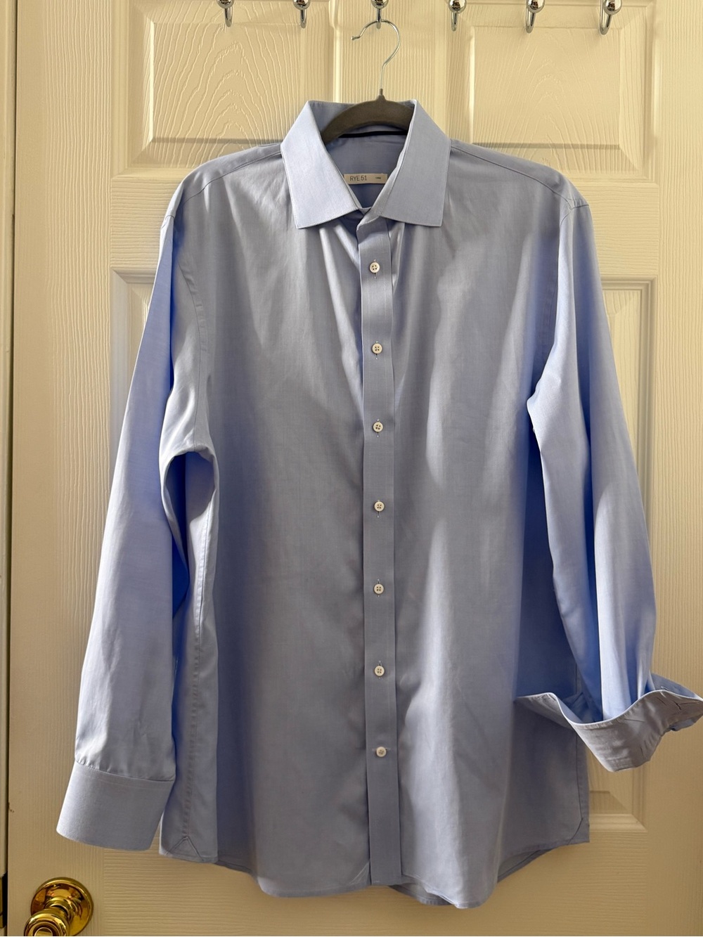 Rye 51 Men's Twill Solid Dress Shirt
